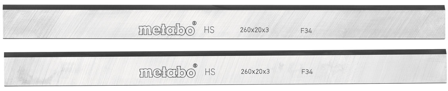 Metabo 0911030721 Høvleknive 260x20x3mm HSS, Maskintilbehør & forbrugsvarer
