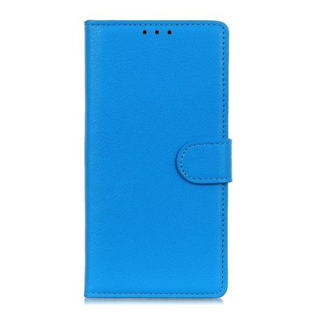 iPhone 11 Pro Max - Plånboksfodral Litchi - Blå Blue Blå