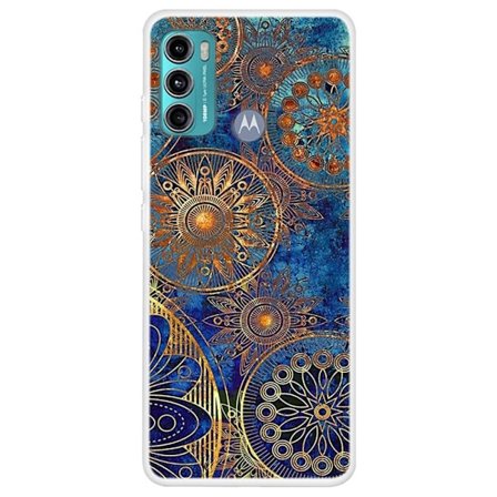 Deco Motorola Moto G60 Suojakotelo - Golden Flower