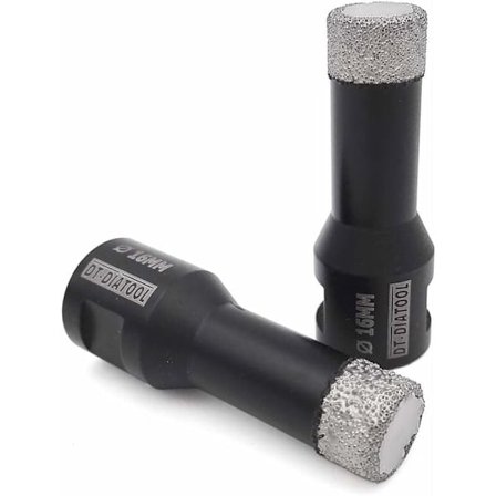 2 stk 16mm diamantbor for tørrboring av fliser, porselen