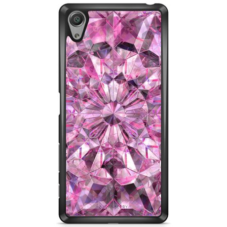 Bjornberry Skal Sony Xperia XA1 - Rosa Kristaller