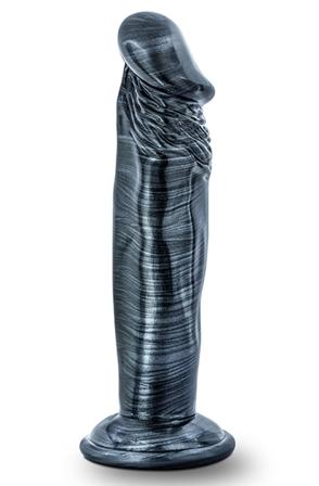 Jet Ebony Dildo Carbon Metallic Black 16,5cm Dildo - Blushme.se