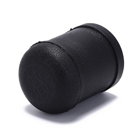 1 st 7,5 cm x 10 cm ktv pub fest spel leksak plast tärningskopp svart