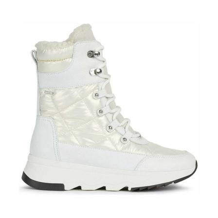 Geox, Lace-up Boots Wit, Dames, Maat:36 EU