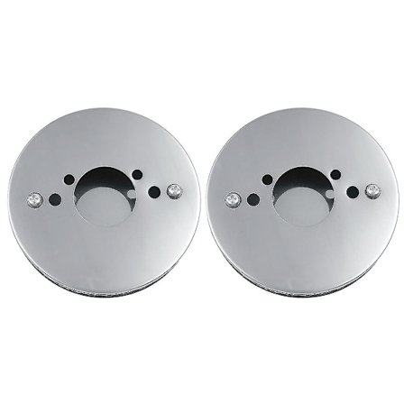 2 stk. Bil krom pandekage høj luftstrøm luftfilter til alle 1 tommer Su Hs4 karburatorer 14x3cm