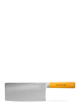 Ken Hom Kniv Cleaver 18Cm Trähandtag Ken Hom - Silver - L:18CM