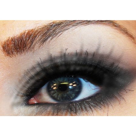 Svart (natur) Linser för både mörka och ljusa ögon, med linsetui