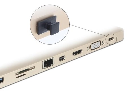 Delock Dust Cover for USB Type-C Female - støvdeksel