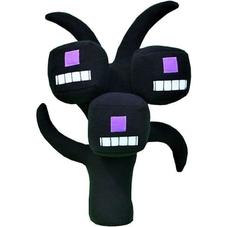 13-tommers Hvit Plysjleke, Spill Svart Fylt Kosedyrdukke Gave til Samling