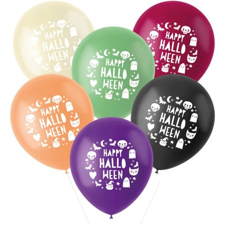 Happy Halloween Ilmapallot 6-pack