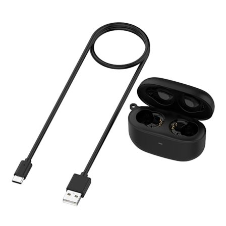 Kevyt ABS-latauskotelo reaaliaikaisella tilanäytöllä in-ear-laitteille