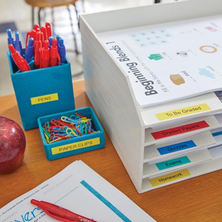 DYMO S0721640 91204 LetraTAG Plastic tape [12mm x 5.5m Vinyl Green]