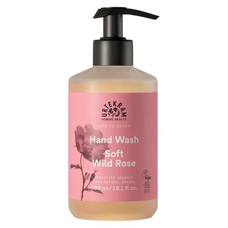 Urtekram Hand Wash Soft Wild Rose 300 ml, Skincare, Håndpleje, Håndsæbe