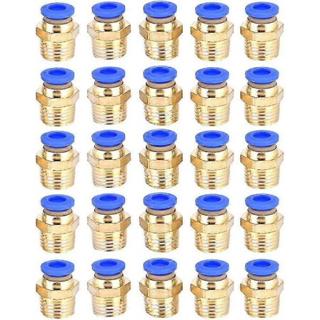 25-pakning G1/4 Pc6-02 Hurtigkobling Slange og Luftverktøy