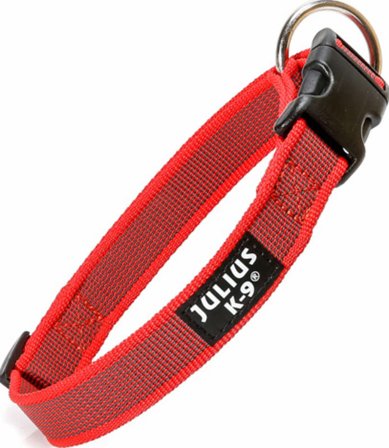 Julius-K9 Super Grip Collar 25 mm/39-65 cm Dog Harnesses & Dog Collars Red 25 mm/39-65 cm