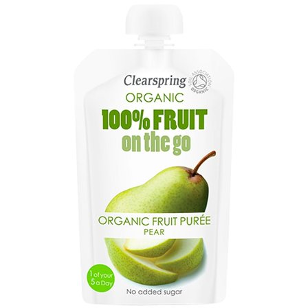 Clearspring Pære Fruit On The Go Ø 100 g, Helse & Madvarer, Drikkevarer, Smoothies