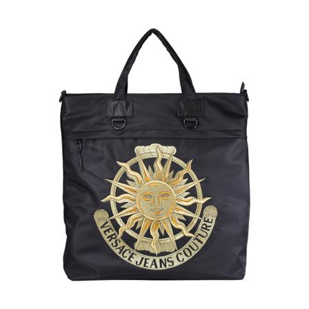 Versace Jeans Couture Garland Sun Shopper Tas , Zwart , Heren , Maat: ONE Size