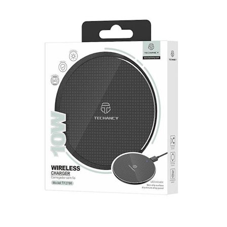 Fast Charge Trådlös Laddningsplatta, svart, 10W