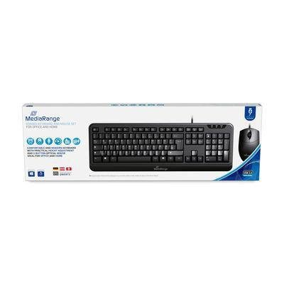 MediaRange Keyboard Mouse Included Usb