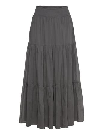 Diamondll Maxi Skirt Lang Nederdel Black Lollys Laundry