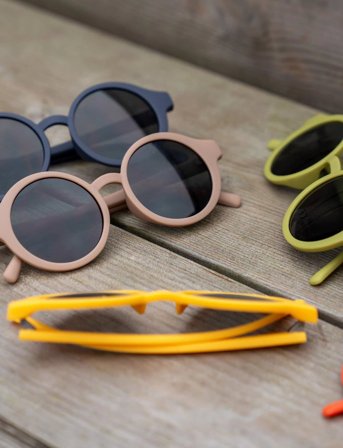 Filibabba Børnesolbriller I Genbrugsplastik 1-3 År - Stucco - Gold - 1-3Y