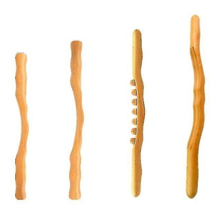 4 Pcs Guasha Scraping Stick For Back Shoulder Neck Waist Leg Massage T