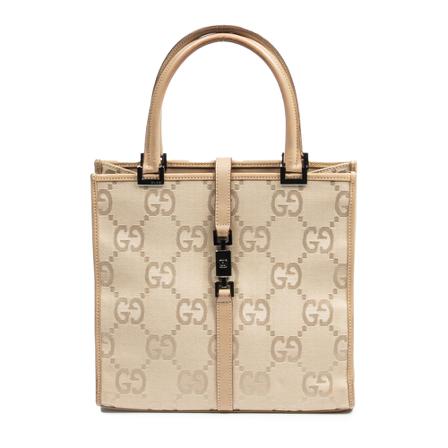 Gucci Vintage, Pre-owned Handbags Beige, Dames, Maat:ONE Size,Canvas