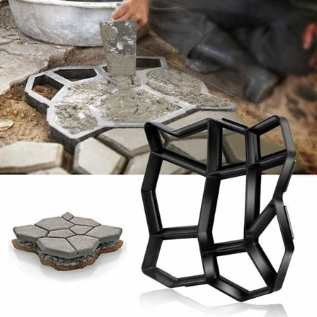 Gångvägsform Gjutform Gjutform Gångvägsform/Språngbräda Formverktyg, 42,5 x 42,5 x 4 cm