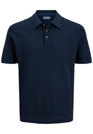 Jack & Jones JPRBLURILEY KNIT POLO SS JNR Skjortor blusar Herr Blå 164