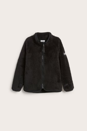 Kappahl | Piléfleecejakke zip-in/zip-off Kaxs | Svart
