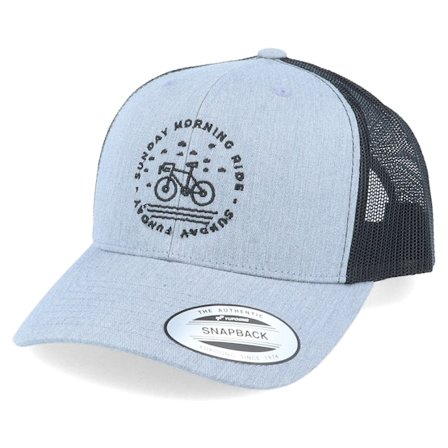 Bike Souls - Harmaa trucker Lippis - Sunday Morning Ride Grey/Black Trucker @ Hatstore