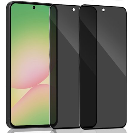 2-Pack Samsung A56 Privacy Skærmbeskyttelse - Hærdet Glas 9H - Super kvalitet 3D