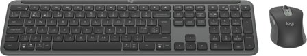 Logitech Signature Slim Combo MK950 for Business - tastatur- og mussett - 100 % (full størrelse) - QWERTY - Storbritannia - grafitt Inn-enhet
