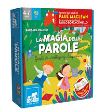 La magia delle parole. Giochi di intelligenza linguistica. Ediz. a colori. Con dado. Con 4 pedine. Con 6 tessere puzzle. Con 64 Carte Barbara Franco