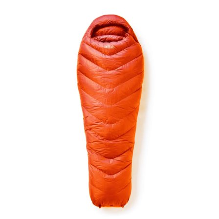 Rab Neutrino 200 (2021) Unisex down sleeping bags Orange RIGHTZIP