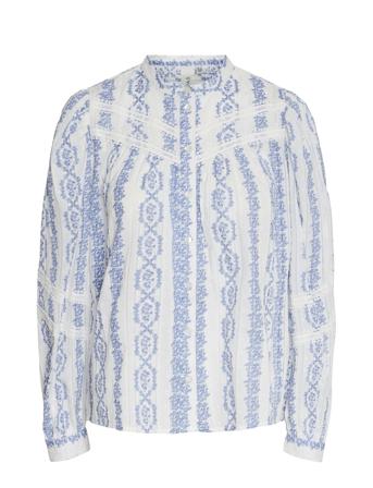 Yastovina Ls Shirt Blue YAS