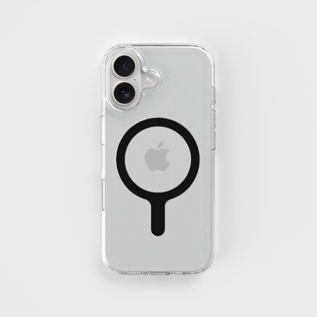 Circular Clear Phone Case with MagSafe Bundle | Get Cable for Free, iPhone 17