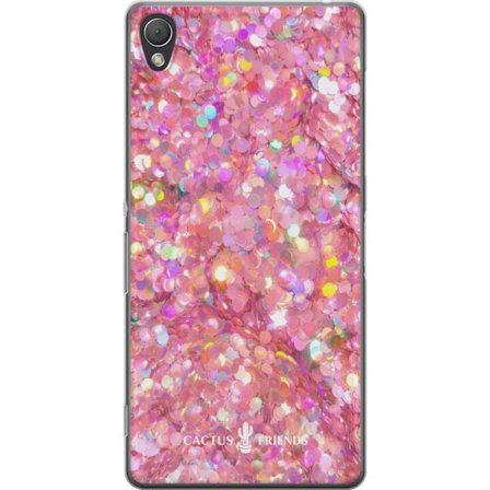 Kompatibel Mobilcover til Sony Sony Xperia Z3 Cactus and Friends – PinkGlitter