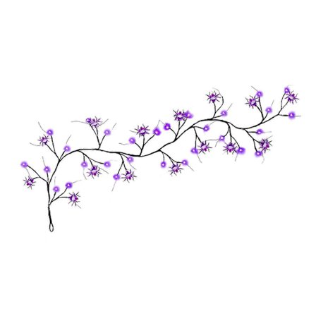 Halloween Flaggermuslys Lysende Kvister Ranke Gren Lyslenke Jul Innendørs Utendørs Bruk Hjem Dekor Fest Led Lampe