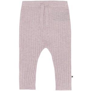Molo Frozen Lilac Shadow Ribbed Leggings 92 cm - Bottoms - 92 cm - Purple