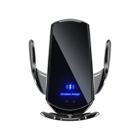 Ny stil Mobilhållare Bil med Smart Sensor & QI-laddning - XF27 -