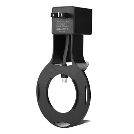 Amazon Echo Dot Väggfäste - Uttag Väggfäste Hängare Hållare Stativ för Echo Dot - Svart