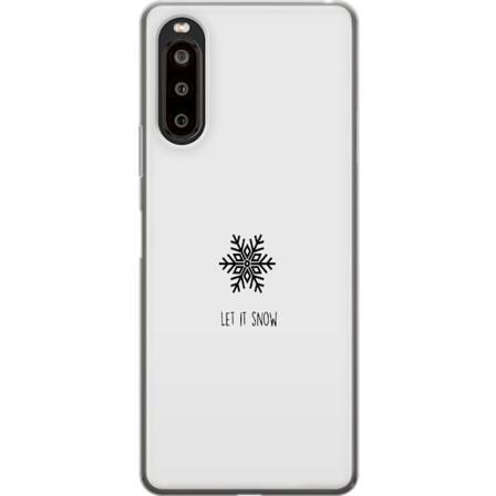 Sony Xperia 10 II Genomskinligt Skal Låt de snöa