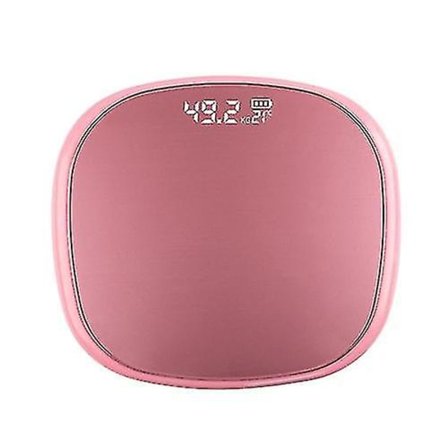 Digital Vektskål Digital Kroppsvekt med Avrundede Hjørner LED-Skjerm Baderom Vektskål 400 Lb