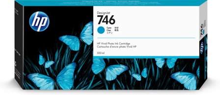 HP 746 - cyan - original - DesignJet - blekkpatron