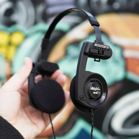 WhatPlus Retro Computer Gaming Trådlösa Bluetooth-headset Svamp Öronmuffar