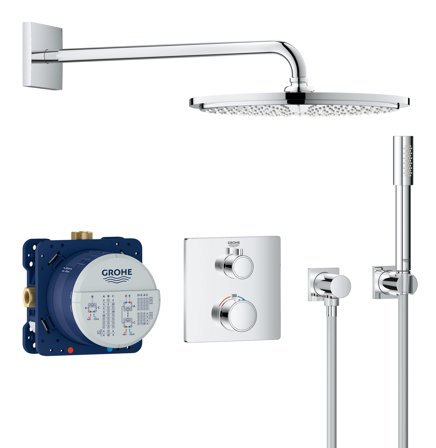 Grohe Grohtherm Brusesystem Krom, Badeværelse