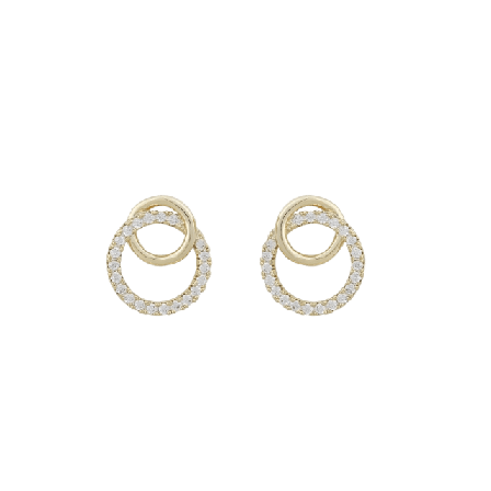 SNÖ of Sweden Mona Irregular Ear Örhängen Dam Guld ONESIZE