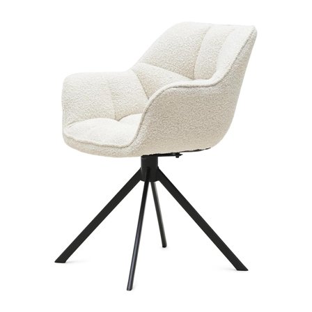 Riviera Maison Svingstol Carnaby-Dac Hvit-Boucle