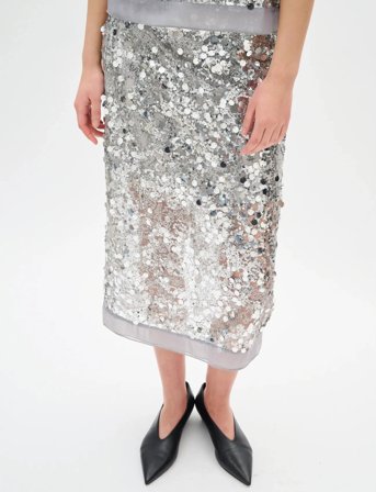 InWear Davinaiw Skirt - Silver - 40